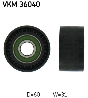 SKF Umlenk-/Führungsrolle, Keilrippenriemen